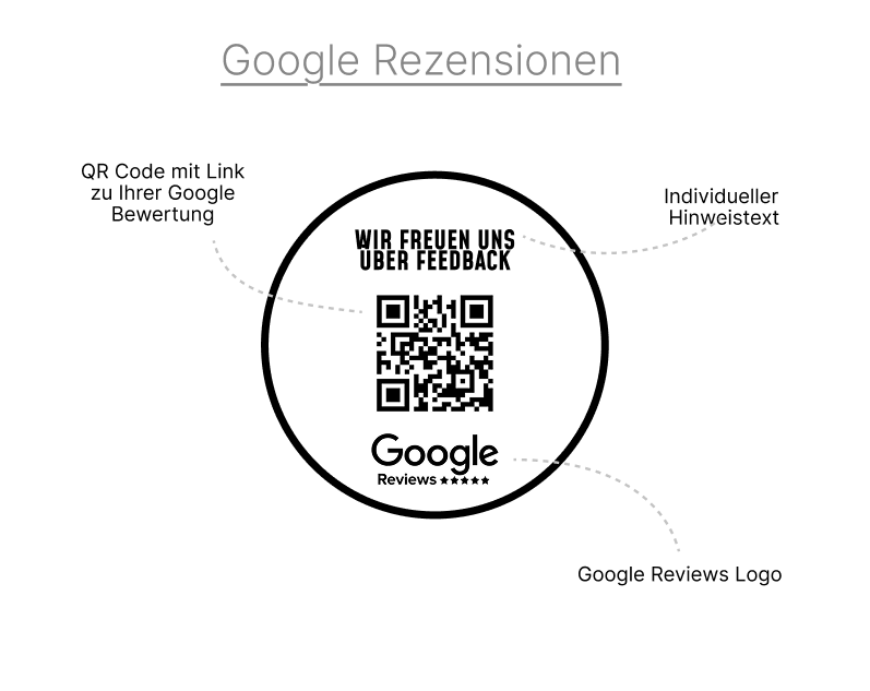 QR-Code Tischaufleger aus Holz (schräg)