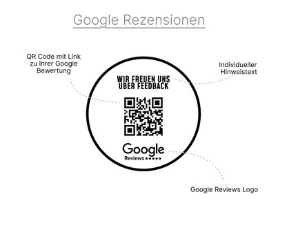 QR-Code Tischaufleger aus Holz oder Acryl